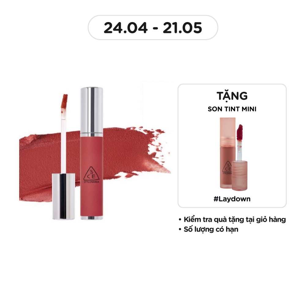 Son Kem 3CE Hazy Lip Clay 4g .#Hipamine