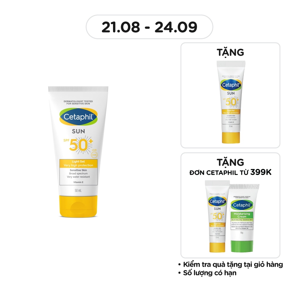 Gel Chống Nắng Cetaphil SPF50+ Light Gel 50ml