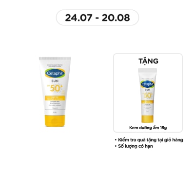 CETAPHIL Gel Chống Nắng Cetaphil SPF50+ Light Gel 50ml
