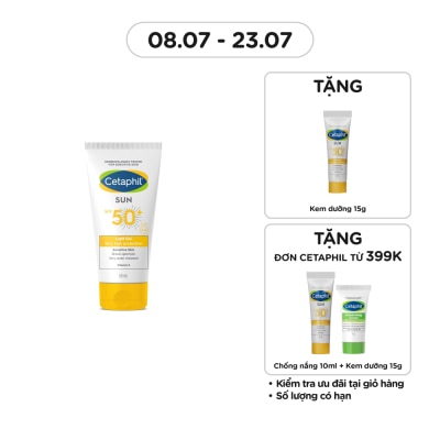 CETAPHIL Sun SPF50+ Light Gel 50ml