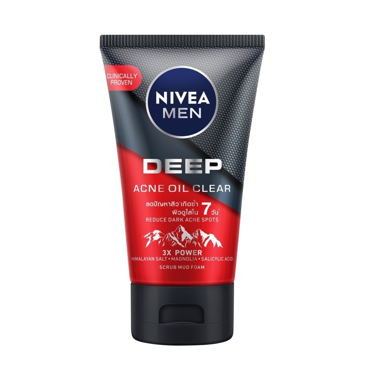 Sữa Rửa Mặt Nivea Men Deep Acne Oil Clear 100g