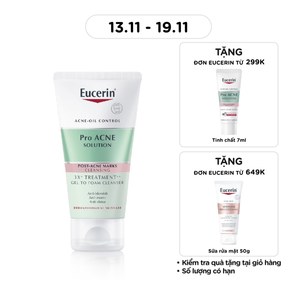 Pro Acne Solution 3X Treatment Gel To Foam Cleanser 75ml