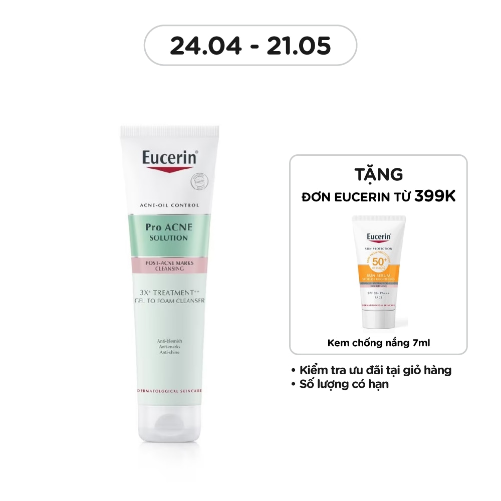 Pro Acne Solution 3X Treatment Gel To Foam Cleanser 150ml