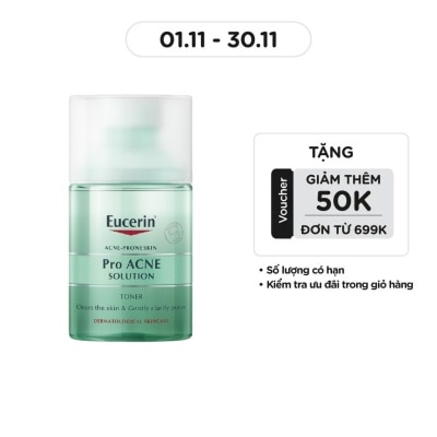 EUCERIN Nước Cân Bằng Eucerin Acne-Prone Skin Pro Acne Solution Toner 100ml