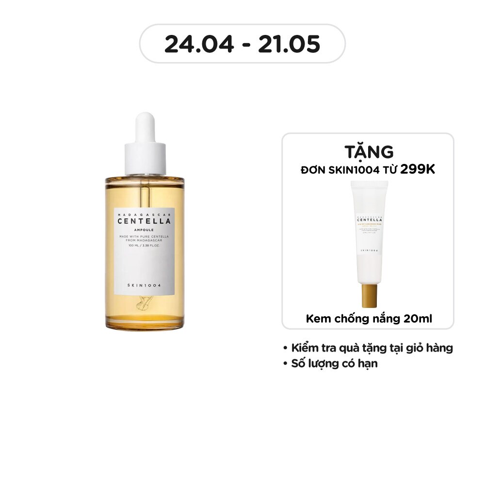 Tinh Chất Skin1004 Madagascar Centella Ampoule Giảm Mụn Và Làm Dịu Dành Cho Da Nhạy Cảm 100ml