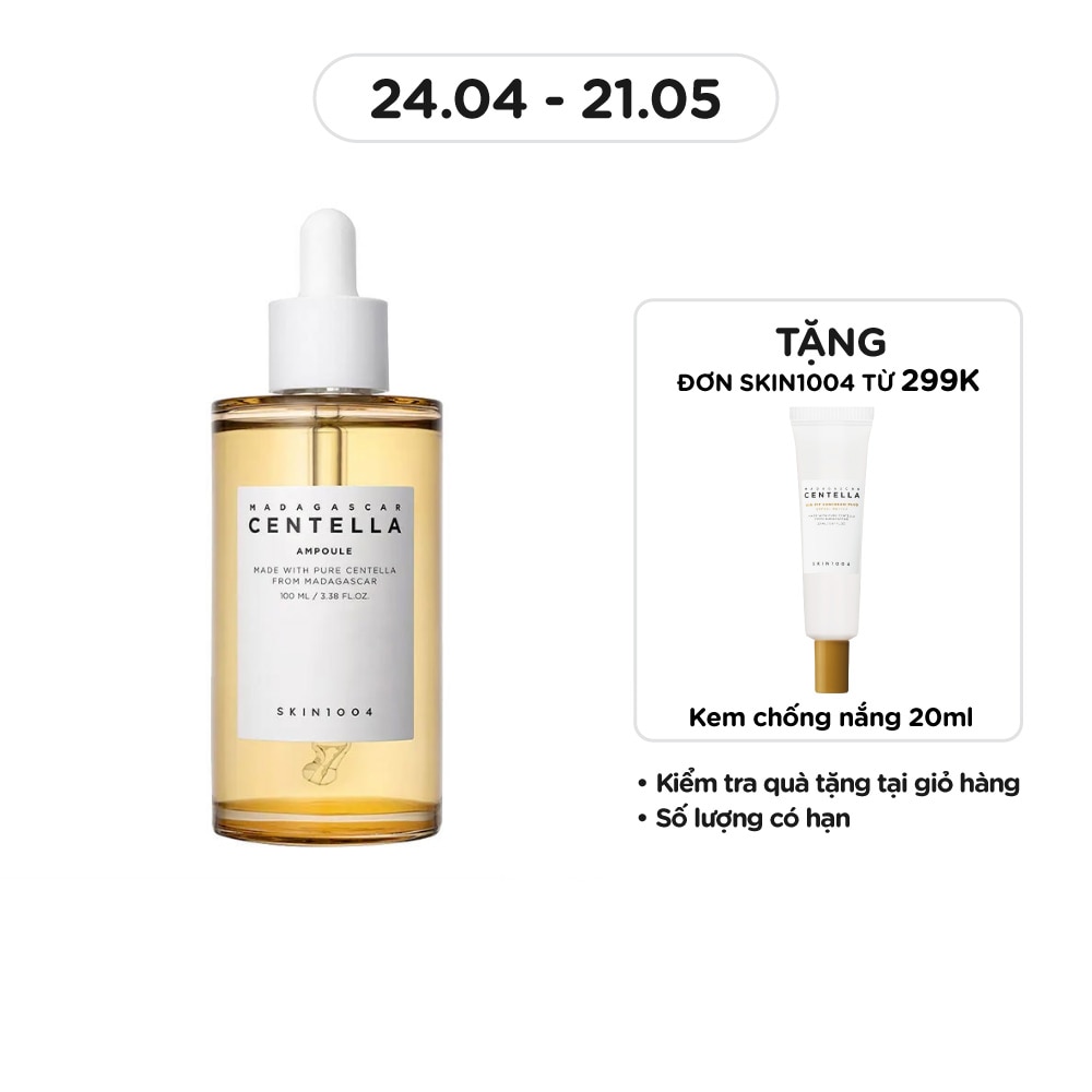 Tinh Chất Skin1004 Madagascar Centella Ampoule Giảm Mụn Và Làm Dịu Dành Cho Da Nhạy Cảm 100ml