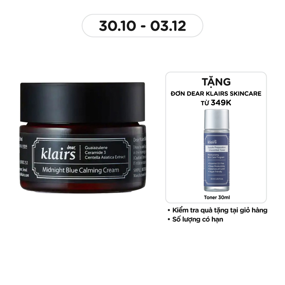 Midnight Blue Calming Cream 30ml
