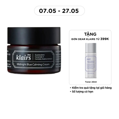 DEAR KLAIRS - Kem Dưỡng Dear Klairs Làm Dịu Và Phục Hồi Da Midnight Blue Calming Cream 30ml