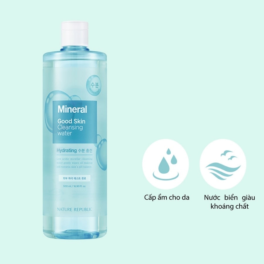 Cleansing Water Good Skin Mineral Hydrating 500ml