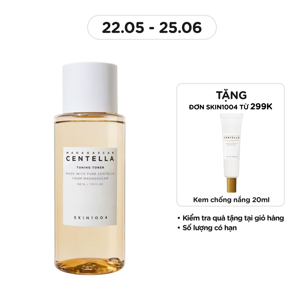 Nước Hoa Hồng Skin1004 Madagascar Centella Toning Toner Rau Má Phục Hồi Và Tái Tạo Da 210ml