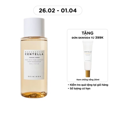 SKIN1004 - Nước Hoa Hồng Skin1004 Madagascar Centella Toning Toner Rau Má Phục Hồi Và Tái Tạo Da 210ml