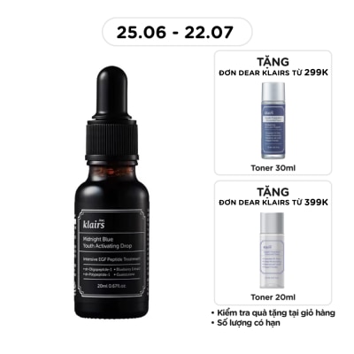 DEAR KLAIRS - Tinh Chất Dear Klairs Phục Hồi Da Và Dưỡng Ẩm Midnight Blue Youth Activating Drop 20ml