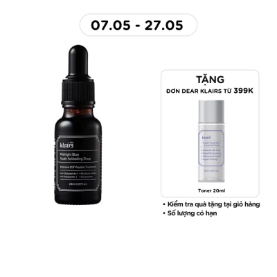 DEAR KLAIRS - Tinh Chất Dear Klairs Phục Hồi Da Và Dưỡng Ẩm Midnight Blue Youth Activating Drop 20ml