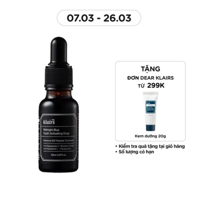 DEAR KLAIRS Tinh Chất Dear Klairs Phục Hồi Da Và Dưỡng Ẩm Midnight Blue Youth Activating Drop 20ml