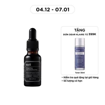 DEAR KLAIRS Tinh Chất Dear Klairs Phục Hồi Da Và Dưỡng Ẩm Midnight Blue Youth Activating Drop 20ml