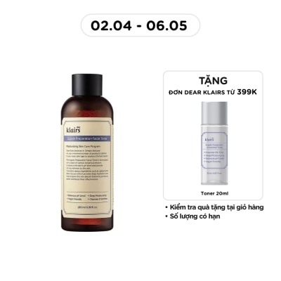 DEAR KLAIRS - Nước Hoa Hồng Có Mùi Dear Klairs Dưỡng Ẩm Da Và Làm Mềm Da Supple Preparation Facial 180ml