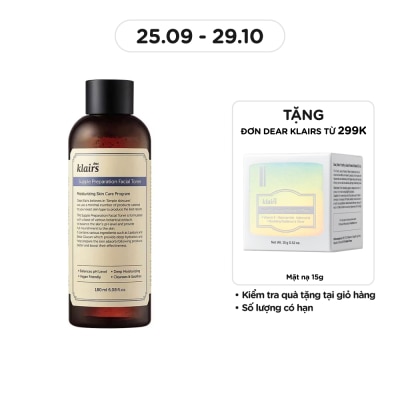 DEAR KLAIRS Nước Hoa Hồng Có Mùi Dear Klairs Dưỡng Ẩm Da Và Làm Mềm Da Supple Preparation Facial 180ml