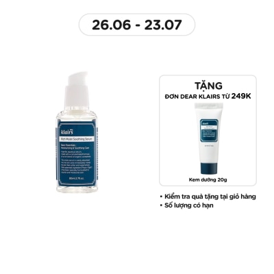 DEAR KLAIRS Tinh Chất Dear Klairs Dưỡng Ẩm Và Làm Mịn Da Rich Moist Soothing 80ml