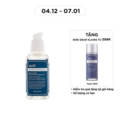 DEAR KLAIRS Tinh Chất Dear Klairs Dưỡng Ẩm Và Làm Mịn Da Rich Moist Soothing 80ml