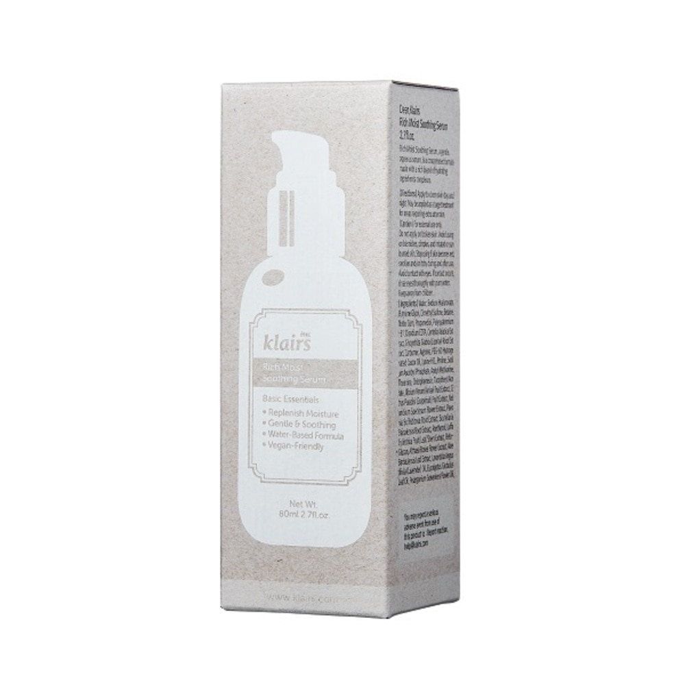 Tinh Chất Dear Klairs Dưỡng Ẩm Và Làm Mịn Da Rich Moist Soothing 80ml image
