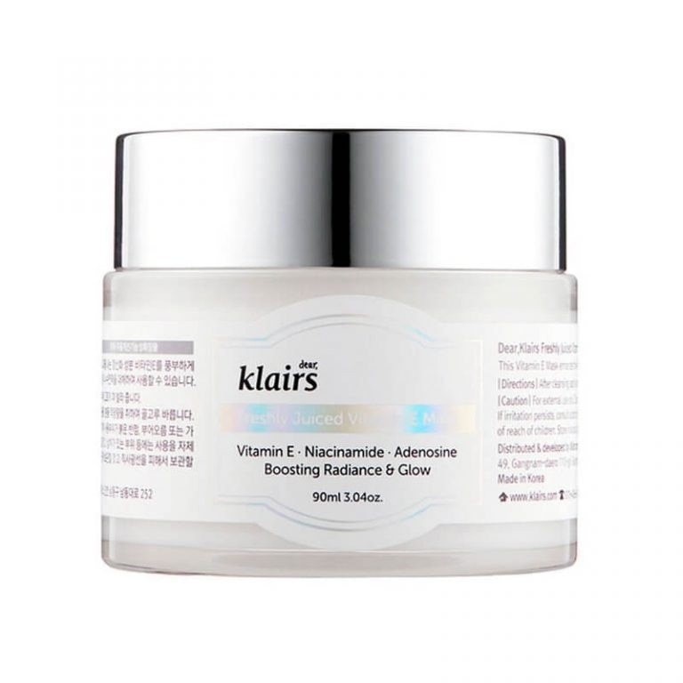 Mặt Nạ Ngủ Dear Klairs Freshly Juiced Vitamin E Mask Dưỡng Ẩm & Làm Sáng Da 90ml