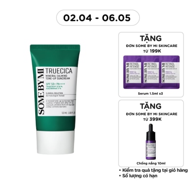 SOME BY MI - Kem Chống Nắng Some By Mi Truecica Mineral Calming Tone-up Suncream SPF50+ PA++++ 50ml