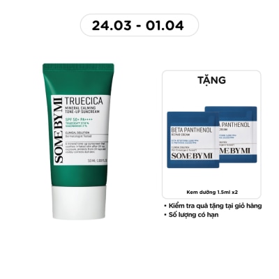 SOME BY MI - Truecica Mineral Calming Tone-up Suncream SPF50+ PA++++ 50ml