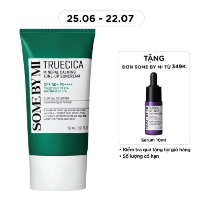 SOME BY MI - Kem Chống Nắng Some By Mi Truecica Mineral Calming Tone-up Suncream SPF50+ PA++++ 50ml