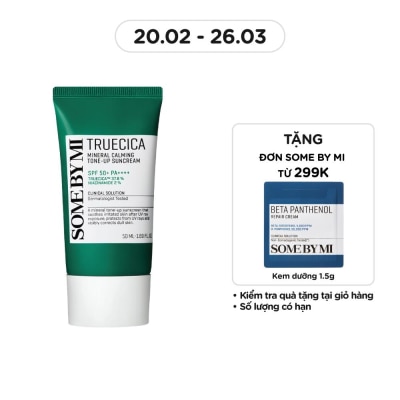 SOME BY MI Truecica Mineral Calming Tone-up Suncream SPF50+ PA++++ 50ml