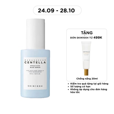 SKIN1004 Tinh Chất Skin1004 Madagascar Centella Hyalu Cica Blue Serum Dưỡng Ẩm & Làm Dịu Da 50ml image