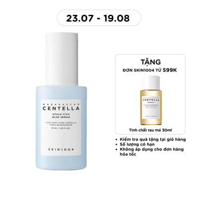 SKIN1004 - Tinh Chất Skin1004 Madagascar Centella Hyalu-Cica Blue Serum Dưỡng Ẩm & Làm Dịu Da 50ml image