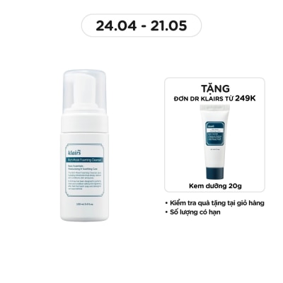 DEAR KLAIRS Sữa Rửa Mặt Làm Sạch Và Dưỡng Ẩm Cho Mọi Loại Da Rich Moist Foaming 100ml