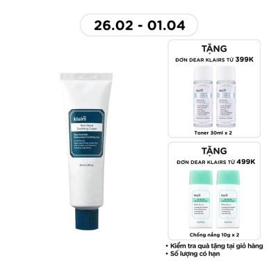 DEAR KLAIRS Kem Dưỡng Ẩm Klairs Rich Moist Soothing Cream 80ml