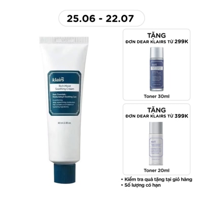 DEAR KLAIRS - Rich Moist Soothing Cream 80ml