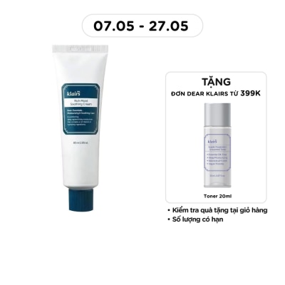 DEAR KLAIRS - Kem Dưỡng Ẩm Klairs Rich Moist Soothing Cream 80ml