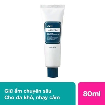 DEAR KLAIRS Kem Dưỡng Ẩm Klairs Rich Moist Soothing Cream 80ml