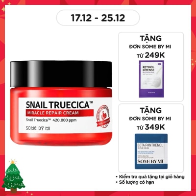 SOME BY MI Kem Dưỡng Some By Mi Snail Truecica Miracle Repair Cream Phục Hồi Da 60g