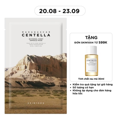 SKIN1004 - Mặt Nạ Skin1004 Madagascar Centella Watergel Ampoule Sheet Cung Cấp Độ Ẩm Cho Làn Da 25ml image