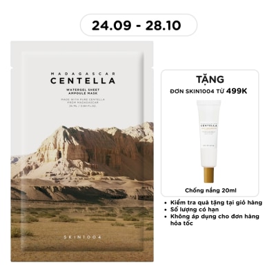 SKIN1004 Mặt Nạ Skin1004 Madagascar Centella Watergel Ampoule Sheet Cung Cấp Độ Ẩm Cho Làn Da 25ml image