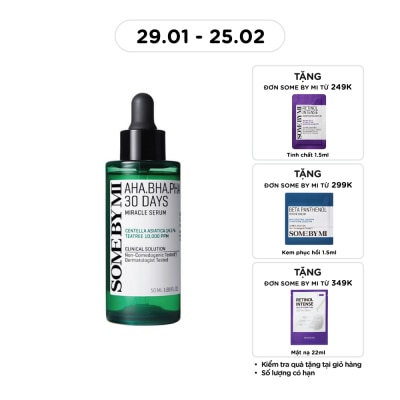 SOME BY MI Tinh Chất Some By Mi Giảm Mụn Và Dưỡng Da 30 Ngày Miracle Serum 50ml