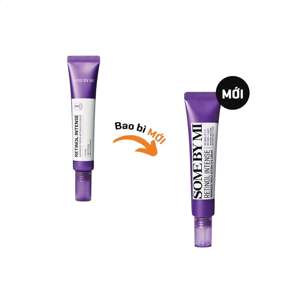 Kem Mắt Some By Mi 0.1% Retinol Intense Advanced Triple Action Eye Cream 30ml