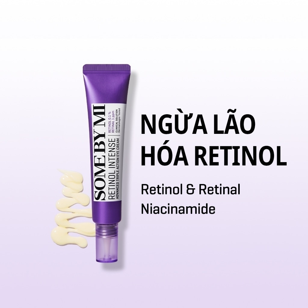 Kem Mắt Some By Mi 0.1% Retinol Intense Advanced Triple Action Eye Cream 30ml