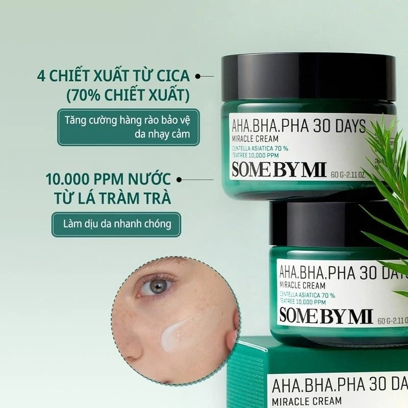 Kem dưỡng Some By Mi AHA-BHA-PHA 30 Days Miracle Cream 60g