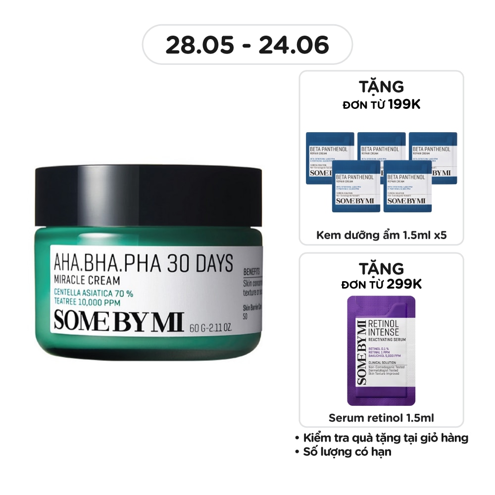 Kem dưỡng Some By Mi AHA-BHA-PHA 30 Days Miracle Cream 60g
