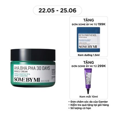 SOME BY MI Kem dưỡng Some By Mi AHA-BHA-PHA 30 Days Miracle Cream 60g