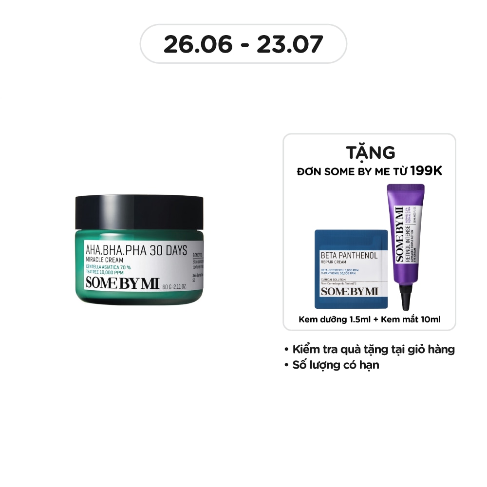Kem dưỡng Some By Mi AHA-BHA-PHA 30 Days Miracle Cream 60g