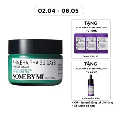 SOME BY MI - Kem dưỡng Some By Mi AHA-BHA-PHA 30 Days Miracle Cream 60g