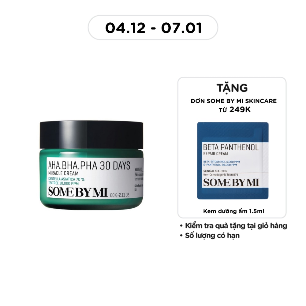Kem dưỡng Some By Mi AHA-BHA-PHA 30 Days Miracle Cream 60g