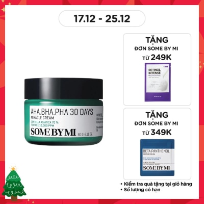 SOME BY MI Kem dưỡng Some By Mi AHA-BHA-PHA 30 Days Miracle Cream 60g