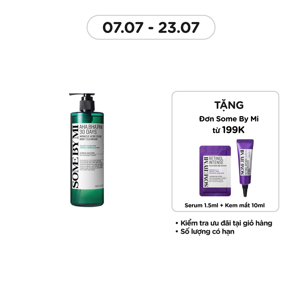 Body Cleanser AHA-BHA-PHA 30 Days Miracle Acne Clear 400g